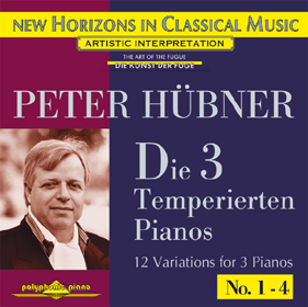 Peter Hübner, Die 3 Temperierten Pianos No. 1 - 4