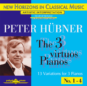 Peter Hübner, The 3 Virtuos Pianos No. 1 - 3