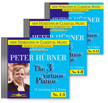 Peter Hübner, The 3 Virtuos Pianos